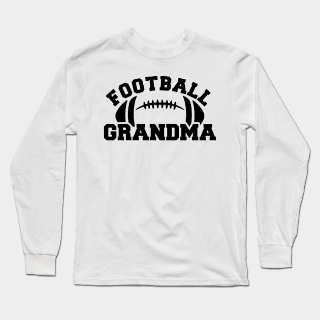 Football Grandma Long Sleeve T-Shirt by p308nx